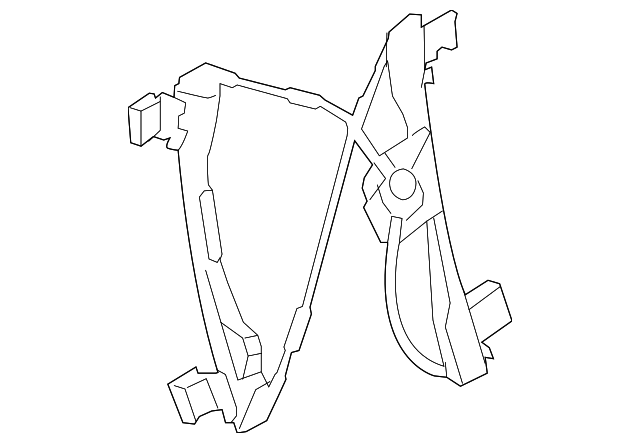 25943967 Деталь WINDOW REGULATOR, RIGHT