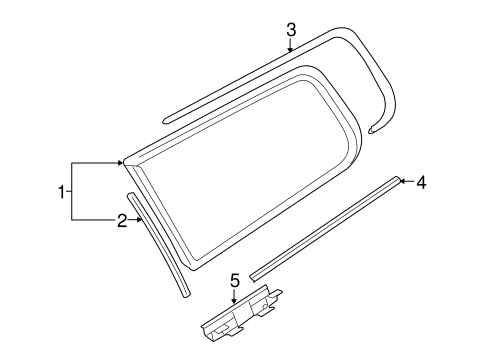 V70 GLASS & HARDWARE