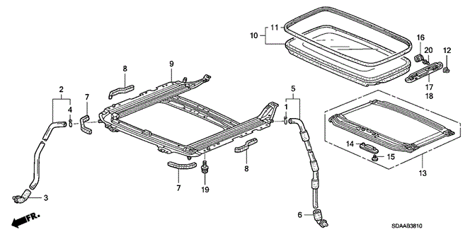 Interior/Bumper/Sliding Roof for 2007 Honda ACCORD SEDAN #1