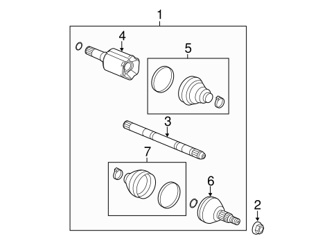 Drive Axles for 2011 Buick LaCrosse #0