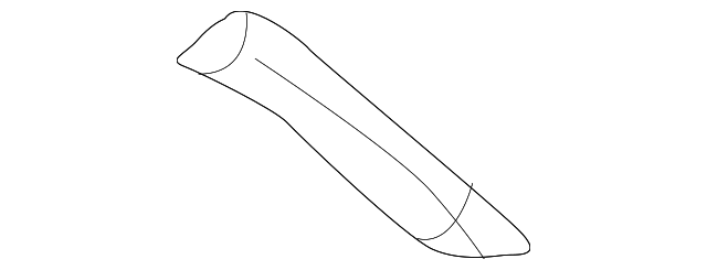 1W6Z-7654000-AG Деталь WEATHERSTRIP, RIGHT