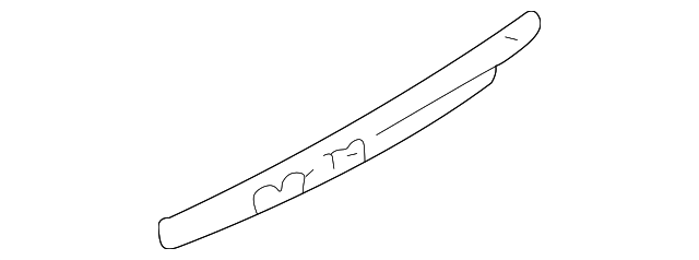 1W6Z-7641773-AA Деталь SIDE MOLDING, LEFT