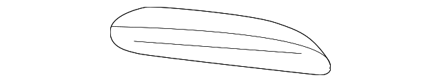 1W6Z-7651561-AA Деталь WEATHERSTRIP RETAINER, LEFT