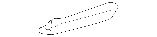 1W6Z-7653986-BC Деталь WEATHERSTRIP, RIGHT