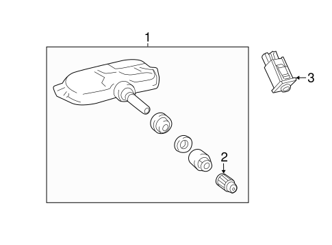 ELECTRICAL/TIRE PRESSURE MONITOR COMPONENTS for 2012 Toyota Prius C #1