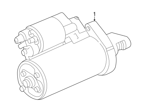 Starter for 2000 Mercedes-Benz E 55 AMG® #0
