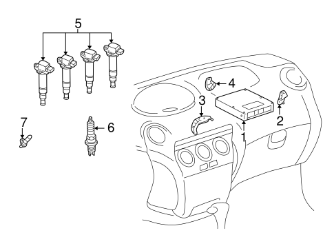 ELECTRICAL/POWERTRAIN CONTROL for 2004 Scion xB #4