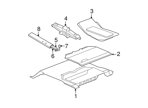 Wrangler INTERIOR TRIM - REAR BODY