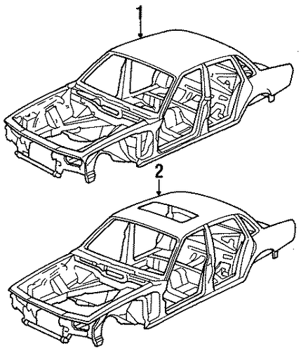 XJ12 BODY SHELL
