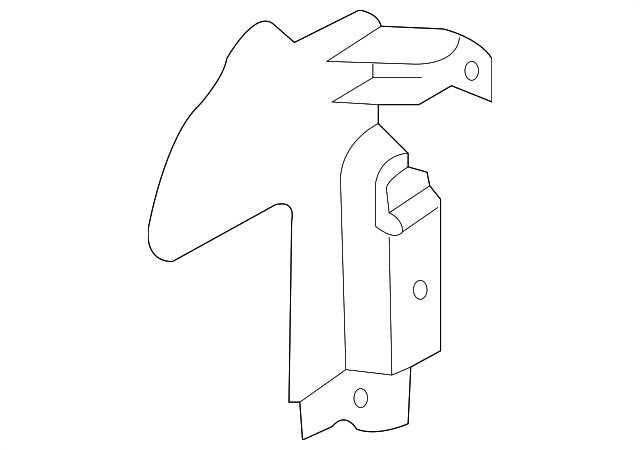 AE8Z-8311-A Деталь AIR DEFLECTOR, LEFT