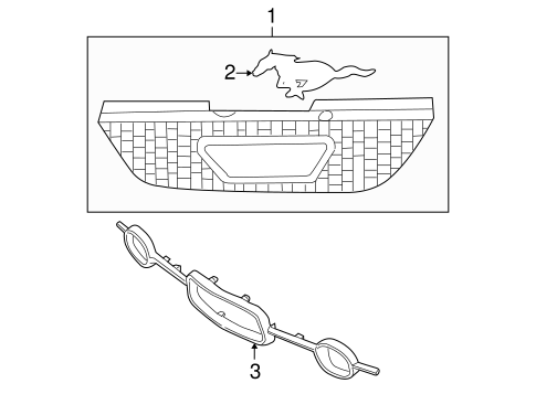 Mustang GRILLE & COMPONENTS
