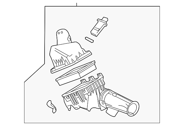 6E5Z-9600-GA AIR CLEANER ASSY