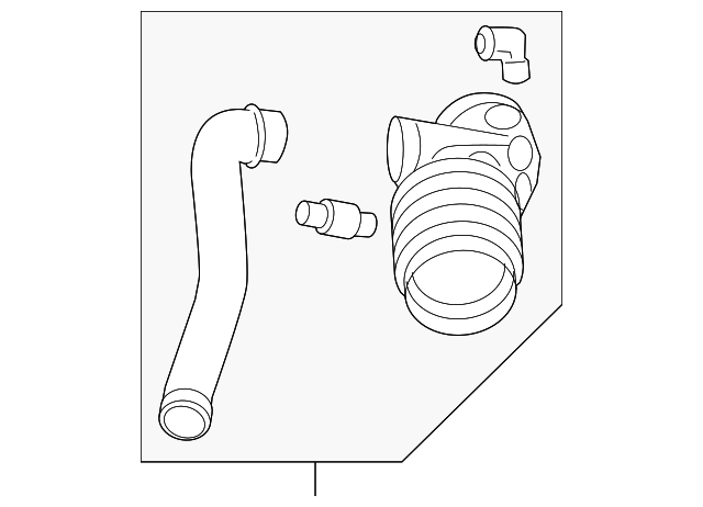 6E5Z-9B659-GA OUTLET HOSE