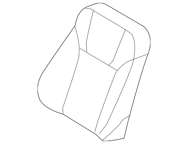 BE8Z-5464416-AB Деталь SEAT BACK COVER, RIGHT