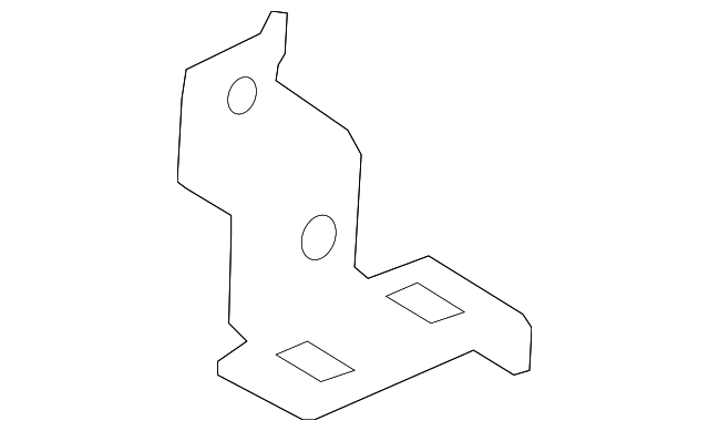 BE8Z-5460328-A Деталь SEAT FRAME REAR BRACKET, RIGHT