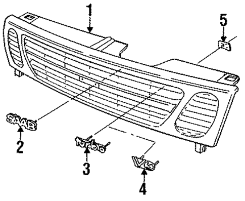 900 GRILLE & COMPONENTS