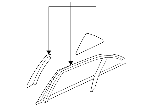 6W4Z54246A26AA RUN CHANNEL, RIGHT