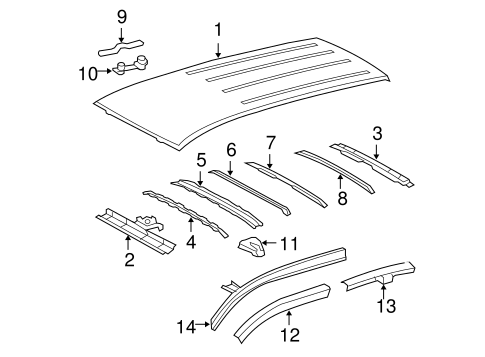 BODY/ROOF & COMPONENTS for 2008 Toyota RAV4 #2