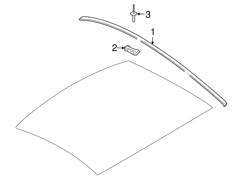 Mustang EXTERIOR TRIM - ROOF