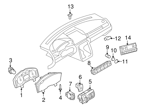 Brakes/Traction Control for 2009 Ford Taurus X #1