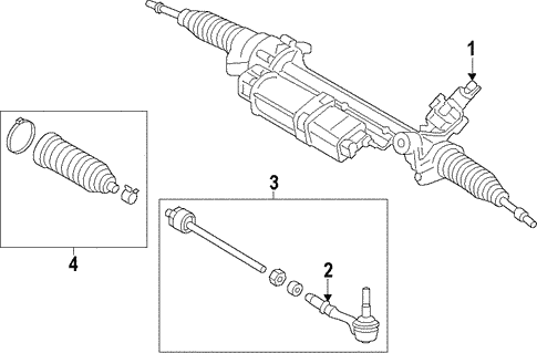 Steering Gear & Linkage for 2018 BMW 440i xDrive Gran Coupe #1