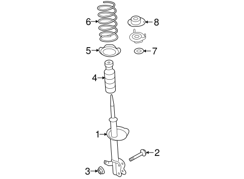 Front Suspension/Struts & Components for 2011 Nissan Altima #2