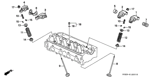 ENGINE/VALVE - ROCKER ARM (SOHC) for 2000 Honda CIVIC COUPE #1