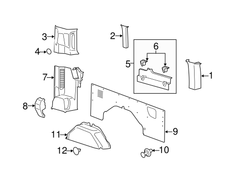 Body/Interior Trim - Side Panel for 2015 Ford Transit-350 HD #14