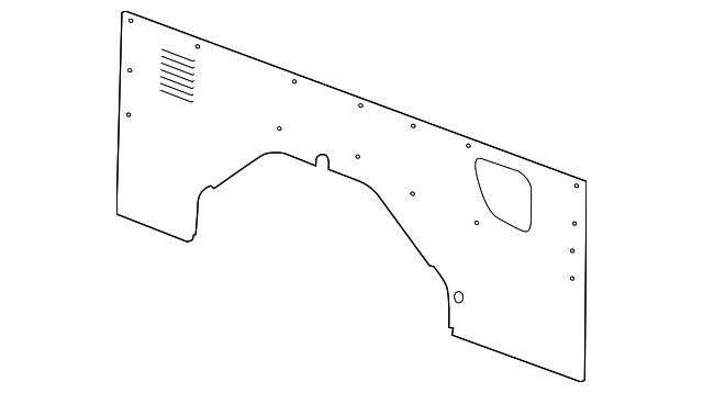 CK4Z-61311A59-DA Деталь LOWER PANEL, LEFT