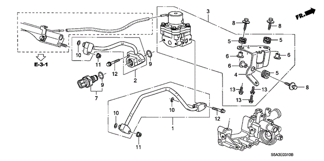 ENGINE/PRESSURE REGULATOR for 2001 Honda CIVIC SEDAN #1