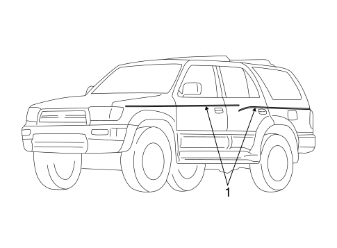 BODY/STRIPE TAPE for 1999 Toyota 4Runner #1