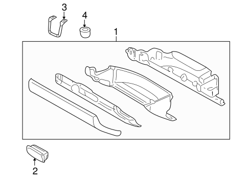 Glove Box for 2011 Ram Dakota #0