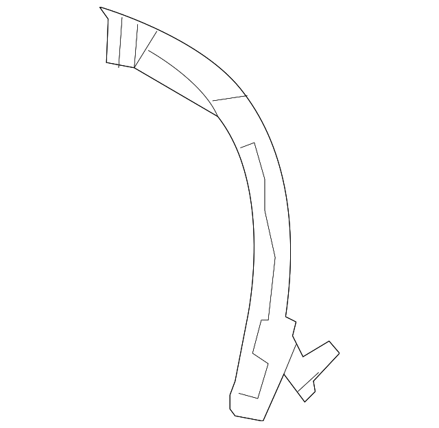 19121221 Деталь UPPER RAIL, LEFT