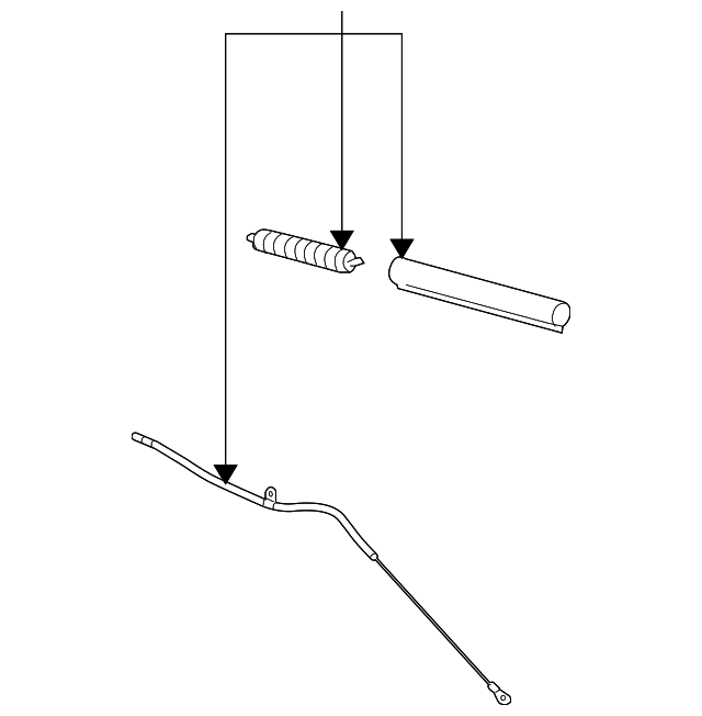 19120257 Деталь CABLE & GUIDE, LEFT