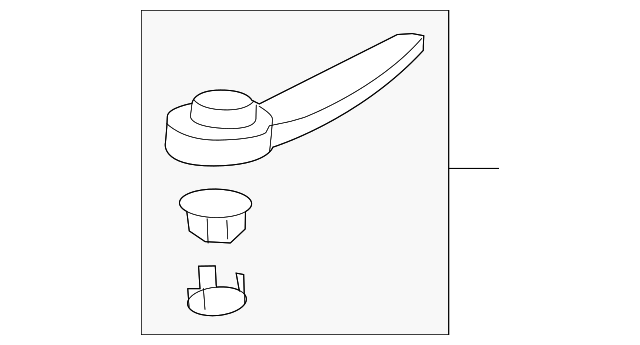 19120122 Деталь LOCK HANDLE