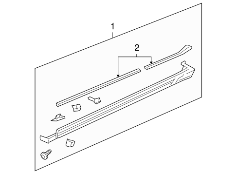 H3 EXTERIOR TRIM - PILLARS