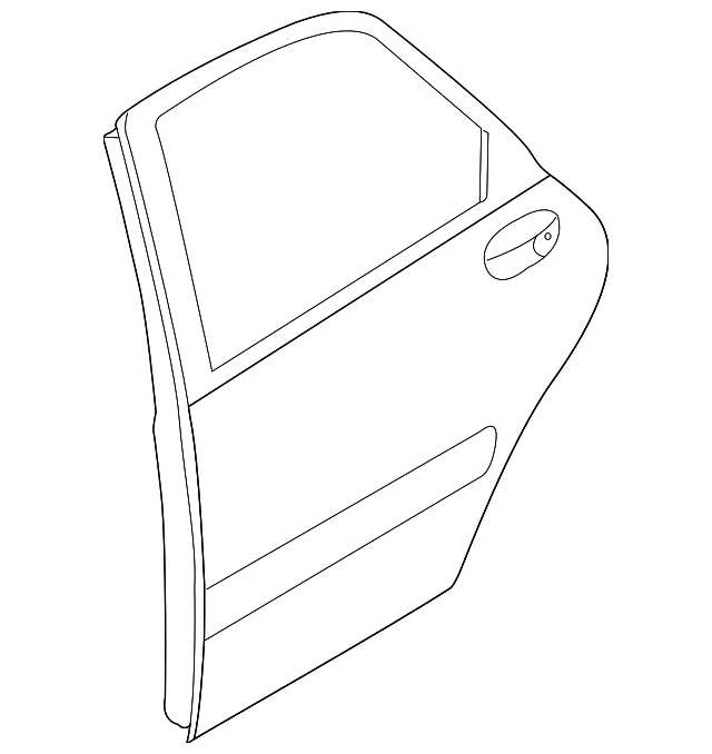 30882907 Деталь DOOR SHELL, LEFT