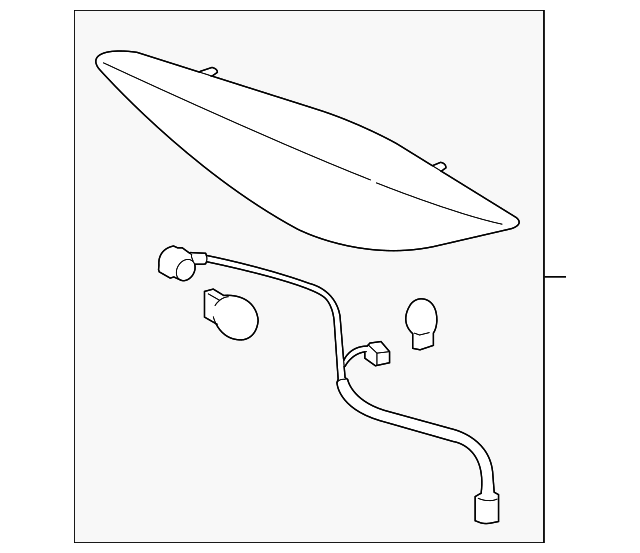 15833281 Деталь TAIL LAMP ASSY, LEFT