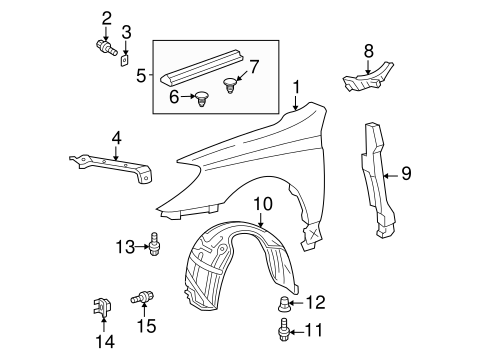 BODY/FENDER & COMPONENTS for 2005 Toyota Solara #1