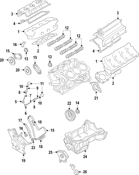 Oil Pan for 2009 Ford Taurus #0