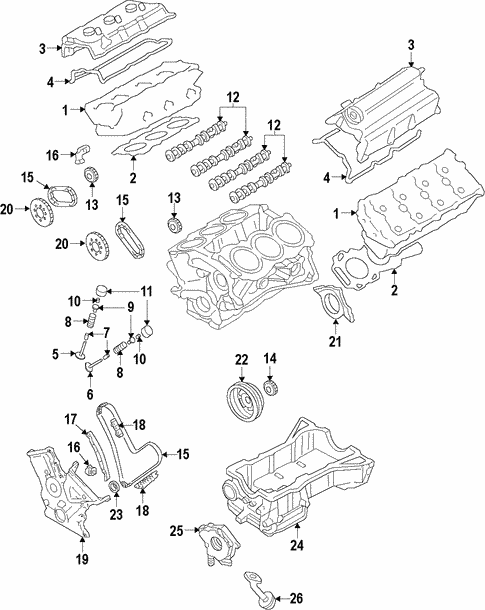 Engine/Mounts for 2009 Ford Taurus #1