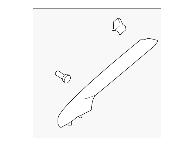 CV6Z-5403599-BB Деталь WINDSHIELD PILLAR TRIM, LEFT
