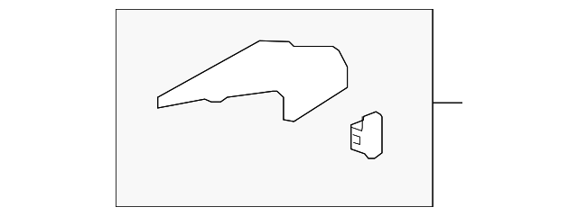 AE9Z-74045G08-A Деталь INSTRUMENT PANEL BRACKET