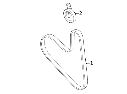 Belts & Pulleys for 2021 Volkswagen Golf #0