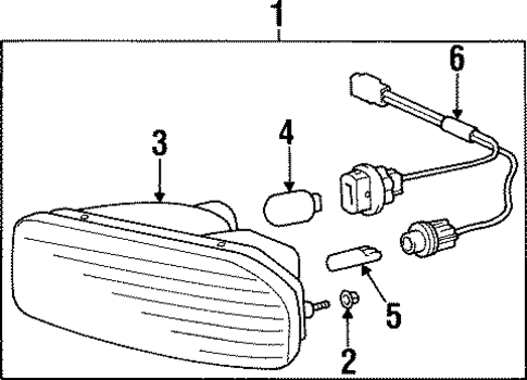 ELECTRICAL/BULBS - CHASSIS for 1998 Toyota Supra #3