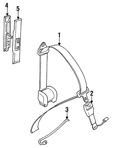 XJS FRONT SEAT BELTS 2