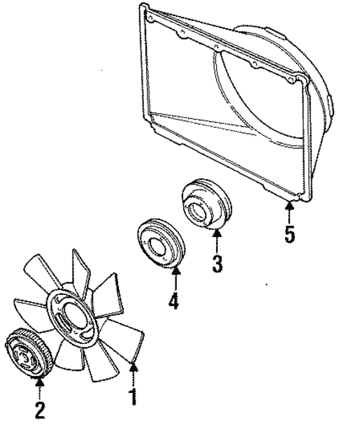 Cooling Fan for 1995 Land Rover Defender 90 #0
