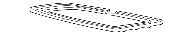 5S4Z-6152124-AAA Деталь SUNROOF GLASS RETAINER