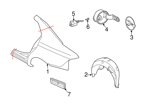 9-3 QUARTER PANEL & COMPONENTS