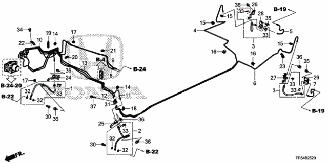 Brake Lines (VSA) for 2012 Honda Civic #0